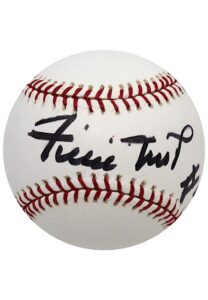 Willie Mays Single-Signed OML Baseball Inscribed “#24 71”