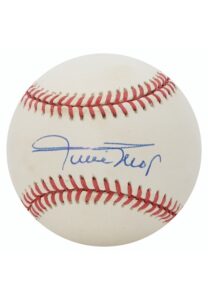 Willie Mays Single-Signed ONL Baseball