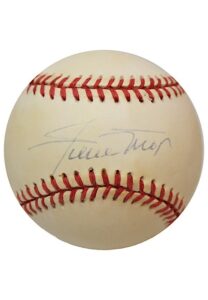 Willie Mays Single-Signed ONL Baseball