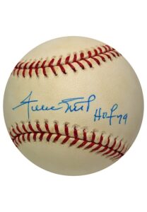 Willie Mays Single-Signed ONL Baseballs With “Say Hey Kid” & “HOF 79” Inscriptions