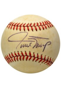 Willie Mays Single-Signed Vintage ONL Baseball