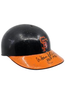 Willie McCovey San Francisco Giants Game-Used & Autographed Batting Helmet