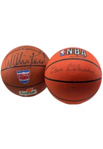 Willis Reed & Dave DeBusschere Single-Signed Basketballs