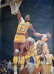 Wilt Chamberlain Autographed Poster