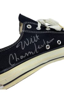 Wilt Chamberlain & Bill Russell Dual-Autographed Chuck Taylor Shoe