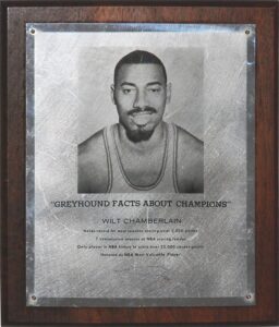 Wilt Chamberlain Plaque