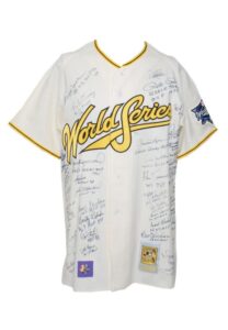 World Series MVP Multi-Signed Limited Edition Mitchell & Ness Jersey