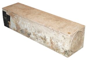 Wrigley Field Game-Used Main Field Pitching Rubber