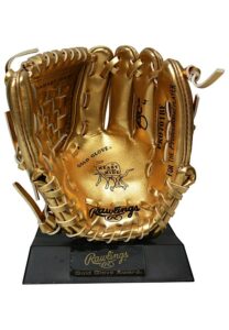 Yadier Molina Signed Miniature Gold Glove