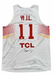 Yi Jianlian China Game-Used & Autographed Jersey