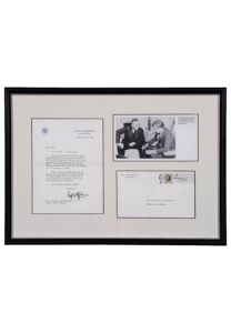 11/13/1963 Lyndon B. Johnson Framed Signed Letter as VP Addressed to Attorney Samuel Solins