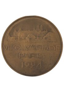 1924 Paris Olympics Participation Medal