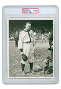 1930s Walter Johnson Signed & Inscribed Photograph