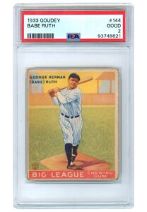 1933 Goudey Babe Ruth #144