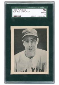 1939 Joe DiMaggio PLAYBALL Card