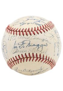 1951 NY Yankees Team-Signed Baseball