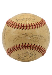 1951 World Champion NY Yankees Team-Signed Baseball