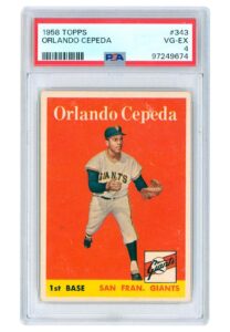 1958 Topps Orlando Cepeda #343 Card