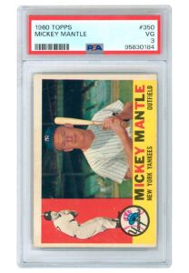 1960 Topps Mickey Mantle #350 Card