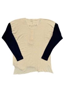 1960s Mickey Mantle NY Yankees Game-Used Undershirt