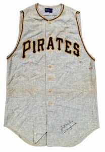 1961 Bill Mazeroski Pittsburgh Pirates Game-Used & Autographed Flannel Vest