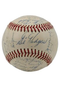 1963 Washington Senators Team Signed OAL Baseball