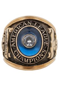 1965 Minnesota Twins American League Championship Salesman’s Sample Ring