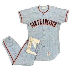 1971 Willie Mays SF Giants Game-Used Flannel Uniform