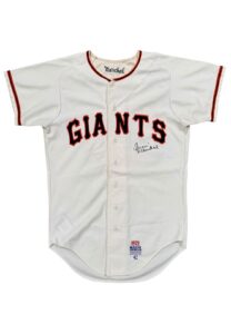 1972 Juan Marichal SF Giants Game-Used Home Autographed Jersey