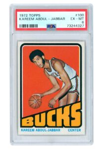 1972 Kareem Abdul Jabbar TOPPS #100