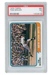 1974 Topps Tom Seaver #80 PSA NM 7 Card