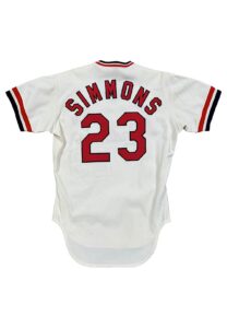 1978 Ted Simmons St. Louis Cardinals Game-Issued Jersey