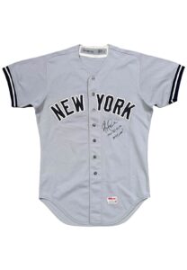 1980 Rick Cerone NY Yankees Game-Used & Autographed Jersey