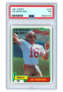 1981 Topps Joe Montana #216 Rookie Card