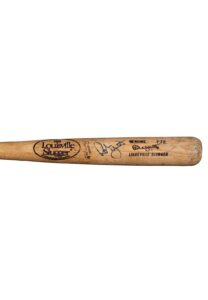 1983-86 Robin Yount Milwaukee Brewers Game-Used & Autographed Bat