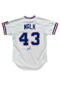 1983 Bob Walk Atlanta Braves Game-Used & Autographed Jersey