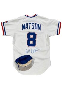 1983 Bob Watson Atlanta Braves Game-Used & Autographed Jersey & Cap