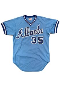 1983 Phil Niekro Atlanta Braves Game-Used Jersey