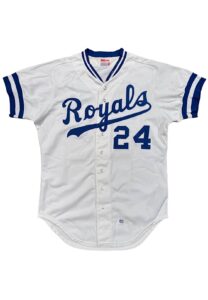 1983 Willie Aikens Kansas City Royals Game-Used Jersey