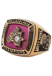 1984 USFL Philadelphia Stars Franchise Partner’s Championship Ring