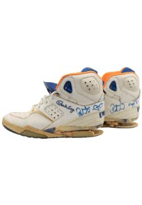 1985-1995 Patrick Ewing NY Knicks Game-Used & Signed Sneakers