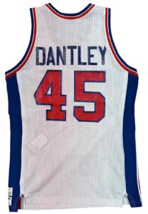 1986-87 Adrian Dantley Detroit Pistons NBA Playoffs Game-Used Jersey