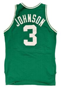 1986-87 Dennis Johnson Boston Celtics Game-Used & Autographed Jersey