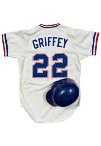 1986 Ken Griffey Sr. Atlanta Braves Game-Used Jersey & Game-Used Autographed Batting Helmet