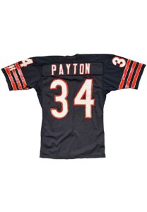 1986 Walter Payton Chicago Bears Game-Used Jersey