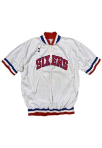 1987-88 Charles Barkley Philadelphia 76ers Player-Worn Shooting Shirt