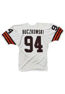 1990 Bob Buczkowski Cleveland Browns Game-Used Jersey