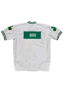 1991-92 Larry Bird Boston Celtics Player-Worn & Autographed Warm Up Jacket