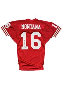 1991 Joe Montana SF 49ers Game-Used & Autographed Jersey