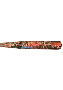 1991 Rod Carew Hall of Fame Induction Hand Painted C243 Bat